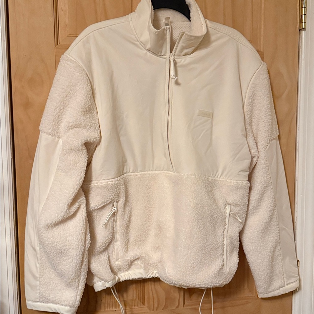 SKIMS Cream Teddy Jacket